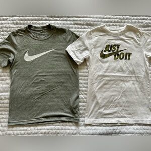 Lot of 2 boys Nike shirts